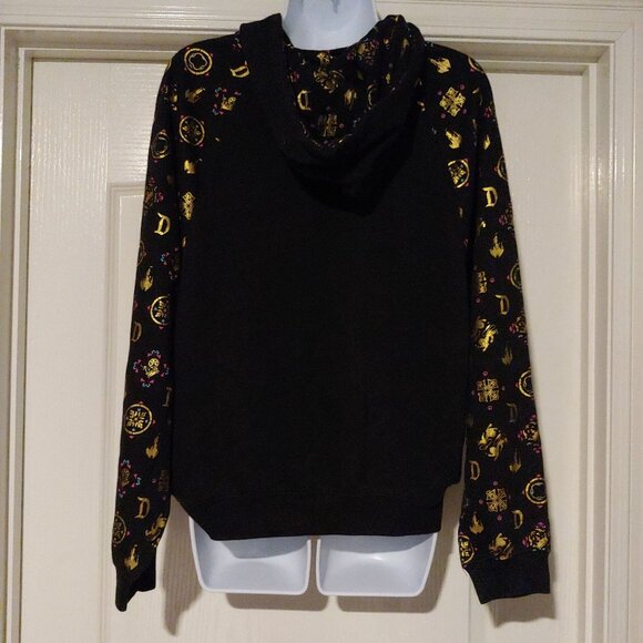 Disney Sleeping Beauty Castle Gold Full Zip Hoodie M Storybook Nostalgic - Picture 6 of 12